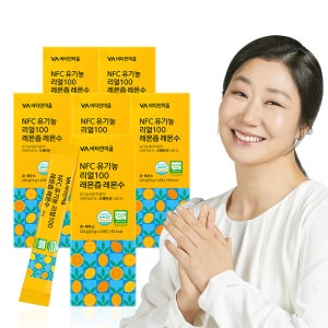 비타민마을 NFC 리얼100 유기농 레몬즙 레몬수 14포, 6개