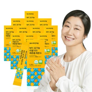 비타민마을 NFC 리얼100 유기농 레몬즙 레몬수 14포, 12개