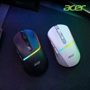 에이서 EMR210 게이밍 마우스 유선 무선 블루투스 모드 지원 가벼움