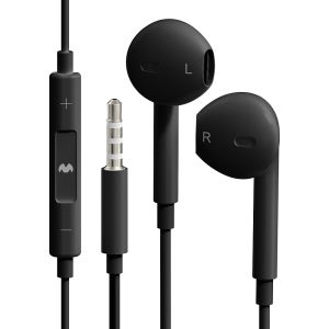 3.5mm 유선 이어폰 인이어 마이크 노트북 마이크 삼성 갤럭시 애플 아이폰 게이밍 줄이어폰 아이패드 갤럭시탭 3.5mm 블랙