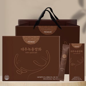구록원 간편섭취 스틱형 대추 녹용 쌍화 스틱 10g x 30포/대추즙 녹용즙 쌍화차