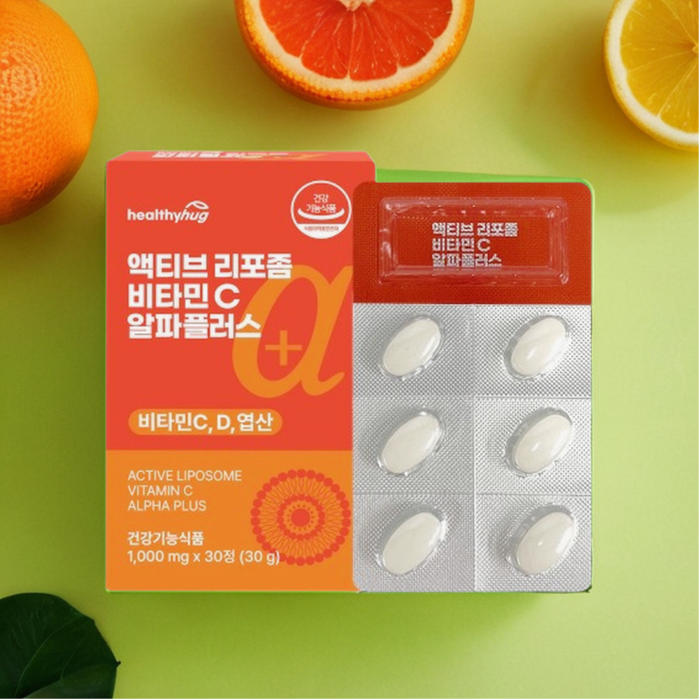리포좀<b>비타민</b><b>C1000mg</b> 리포즘<b>비타민</b>C 30정, 1개