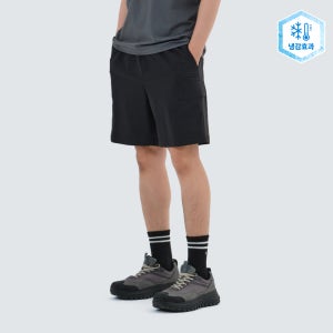 [스노우피크 어패럴] 냉감 씬테크 4부 반바지 Black (S25MUSHP32)
