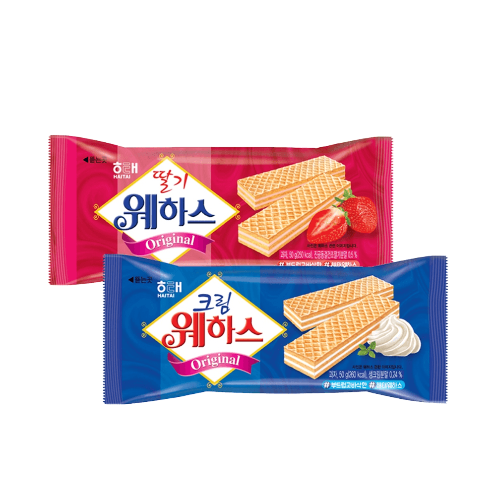 웨하스 크림 딸기