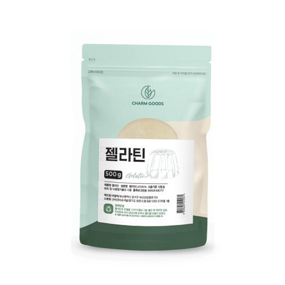 <b>젤라틴</b> 가루 <b>젤라틴</b>분말 젤리 탄성있는 푸딩<b>파우더</b> <b>프리미엄</b> 500g 쏙템