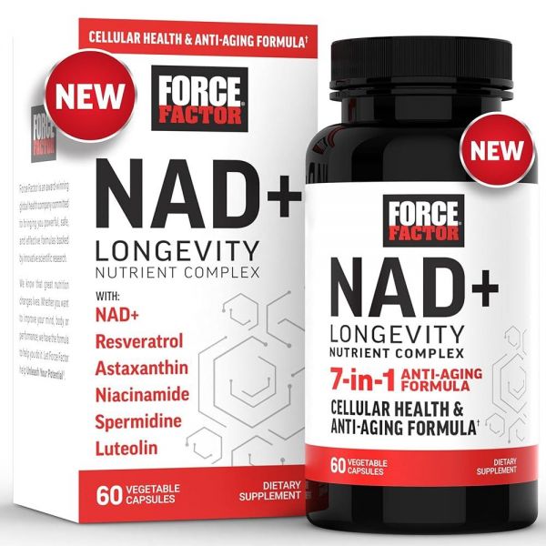 Force Factor 포스팩터 NAD+ 7-in-1 포뮬러 캡슐 60정