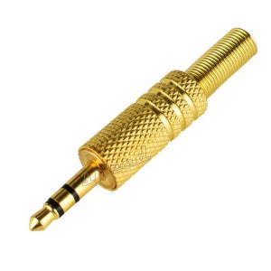 3.5 스테레오 3극 숫 오디오 스피커 AUX 케이블 연결 잭 DIY 제작 커넥터 단자