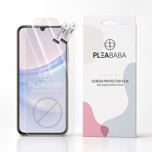 플리바바 저반사 지문방지 액정 보호필름 무광 종이질감 전면 매트 필름 갤럭시A15 갤럭시버디3 공용, 2매입