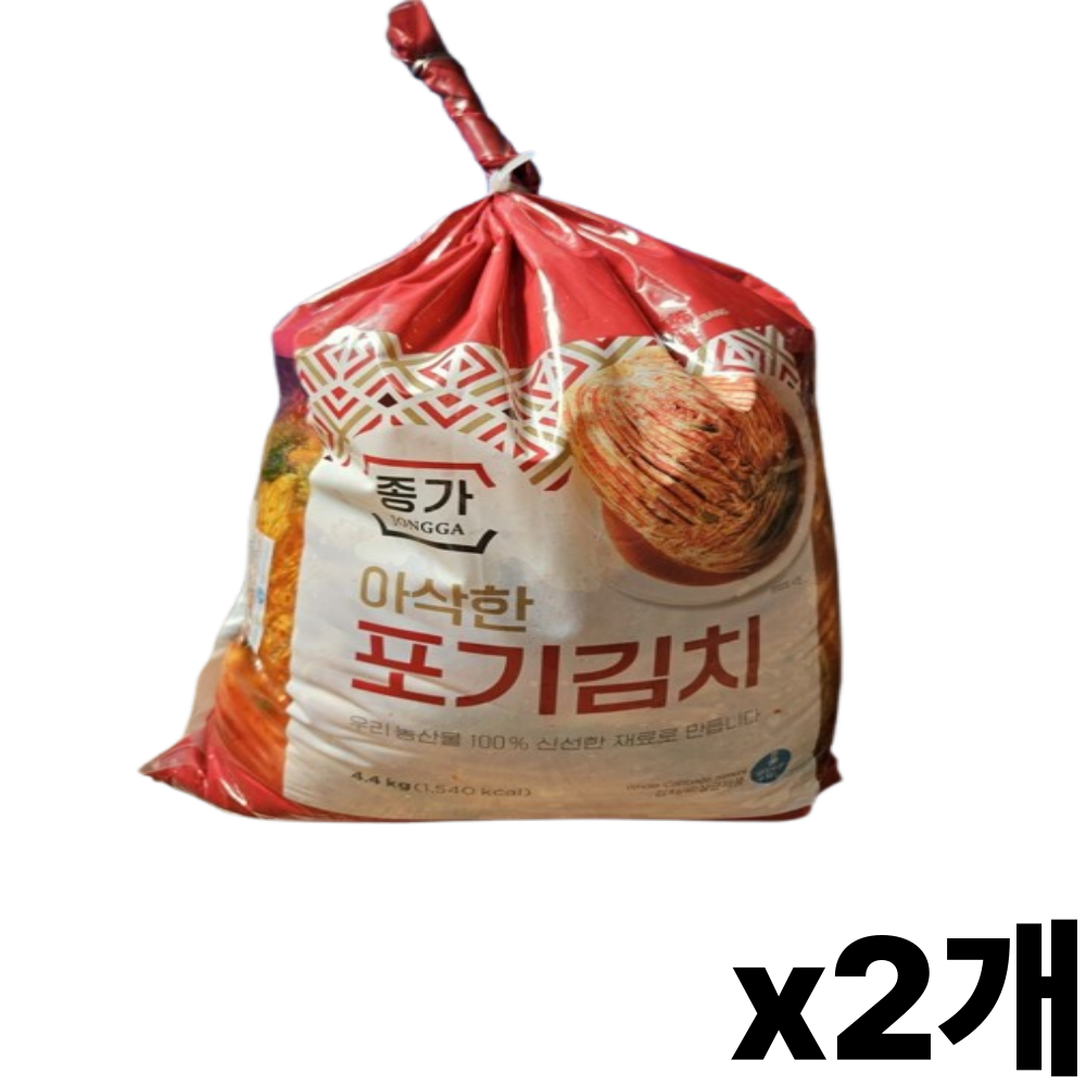 종가집 포기김치 4.4kg 2개 대상 종가 아삭한 포기김치