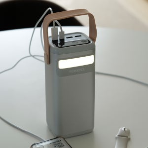 로모스 PMT60 초고속충전 대용량 보조배터리 100W 60000mAh 실버