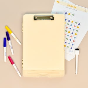 쏠앤샘 워크지 파일케이스 A4 서류정리 화일케이스 필기구수납