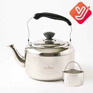 퀸센스 차망 주전자 휘슬 스테인레스 가정용 업소용 4L