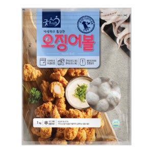 [box] 굿프랜즈 오징어볼 1000g x 10봉 대용량 업소용 pc방 식당용 분식