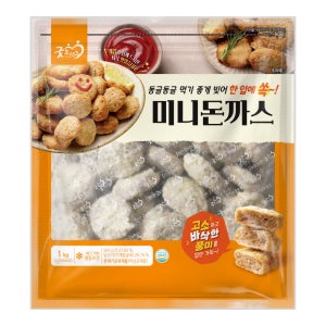 [box] 굿프랜즈 미니돈까스 1000g x 10봉 대용량 업소용 pc방 식당용 분식