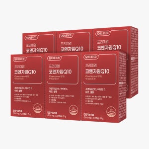 모어네이처 코엔자임 Q10 코큐텐 COQ10 혈압 항산화 효능 30캡슐, 6개