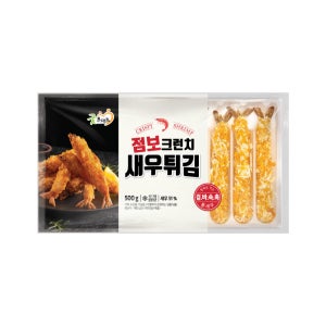[box] 굿프랜즈 점보크런치새우튀김 500g x 10봉 대용량 업소용 pc방 식당용 분식