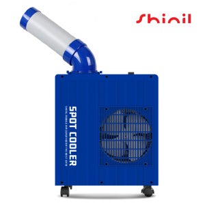 캐로스 미니에어컨프로 1구 이동식에어컨 캠핑 주방 코끼리 휴대용 블루_CPC-F2200B