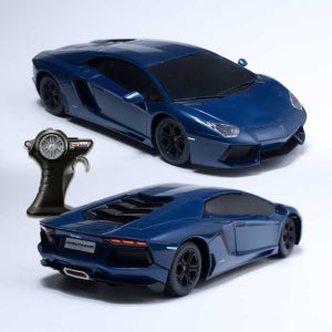 마이스토 어린이RC카 1:24 람보르기니 아벤타도르 쿠페 블루 슈퍼카