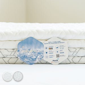 바자르 휴비스 듀라론 100% 3중직 냉감패드 고정밴딩 여름 침대패드 SS(슈퍼싱글)