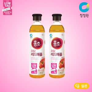 청정원 저당 홍초 레드애플 900ml 외 1종 총2개