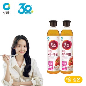 청정원 저당 홍초 레드애플 900ml 외 1종 총2개