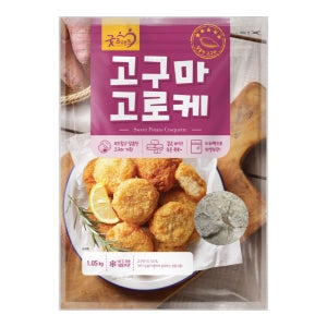 [box] 굿프랜즈 고구마고로케 1050g x 10봉 대용량 업소용 pc방 식당용 분식