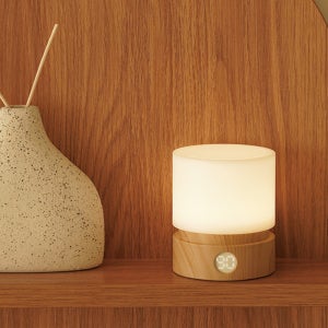 덱스탑 우드 스마트 다이얼 무드라이트 원형 취침등 수유등 감성 무드등 조명