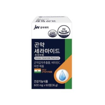 JW<b>중외제약</b> 곤약세라마이드 600mg x 60정 1개월분