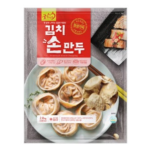 [box] 굿프랜즈 김치손만두 2800g x 3봉 대용량 업소용 pc방 식당용 분식
