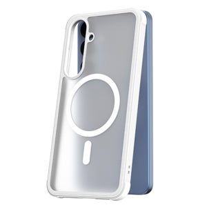 갤럭시 이중보호 듀얼컬러 MPP 맥세이프 케이스 듀플M 아머 화이트, 갤럭시S25