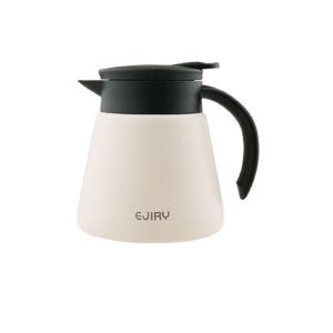 에지리 스텐 보온 보냉 주전자 테이블팟 600ml, 프림아이보리