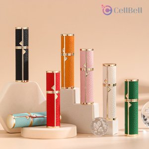[ 1+1 ] 셀벨 천연 소가죽 향수공병 분리형 휴대용 스프레이 케이스 리필 용기 향수병