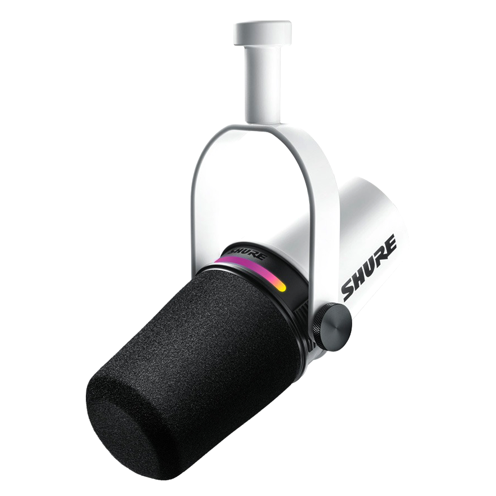 SHURE MV7+슈어 마이크 XLR, USB마이크 (화이트)