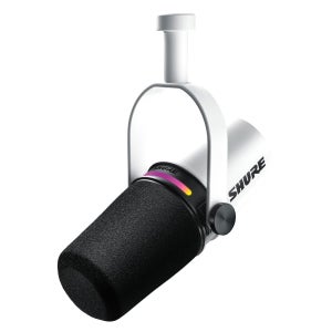 슈어 SHURE MV7+ 화이트 XLR연결 USB연결 모두 지원 마이크