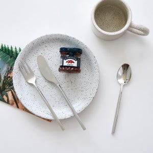 세라토가 시엘로 유광 커트러리 디저트 3종 5P세트 티스푼 케이크포크 버터나이프