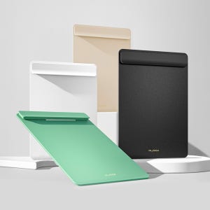 와이드 집게 고정 A4 클립보드 4color