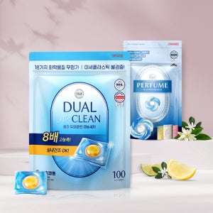 CLA 클라 국내생산 2in1 캡슐세제 듀얼 울트라클린 클린코튼 100개입+컬러디스크 4개입