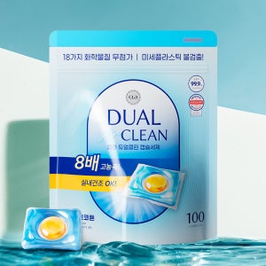 CLA 클라 국내생산 2in1 실내건조 캡슐세탁세제 듀얼 울트라클린 클린코튼 100개입