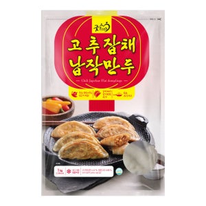 [box] 굿프랜즈 고추잡채납작만두 1000g x 10봉 대용량 업소용 pc방 식당용 분식