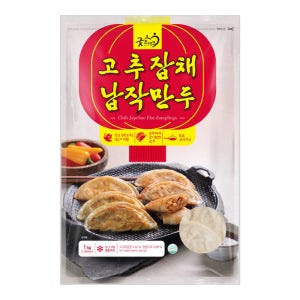 [box] 굿프랜즈 고추잡채납작만두 1000g x 10봉 대용량 업소용 pc방 식당용 분식