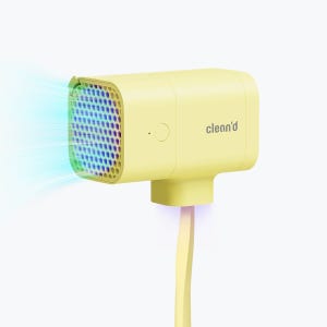 클린디 휴대용 무선 칫솔살균기 윈디 옐로우