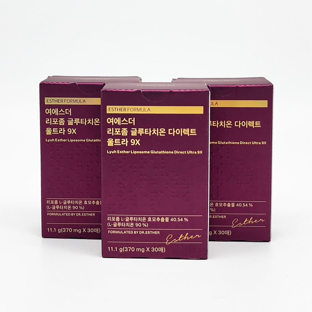 여에스더 리포좀 글루타치온 울트라9x 30매 3박스(90매)