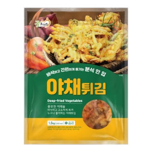 [box] 굿프랜즈 야채튀김 1500g x 6봉 대용량 업소용 pc방 식당용 분식