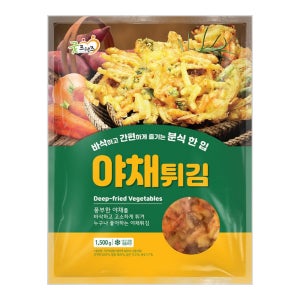[box] 굿프랜즈 야채튀김 1500g x 6봉 대용량 업소용 pc방 식당용 분식