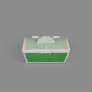 리뷰 치즈볼 타코야끼 튀김포장 사이드박스 녹색 대 1000개