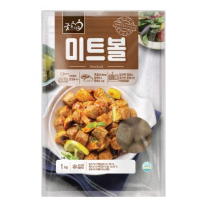 [box] 굿프랜즈 미트볼 1000g x 10봉 대용량 업소용 pc방 식당용 분식