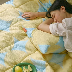 [BWTZ] 보웰 빅도트 뱀부 시어서커 얇은 차렵이불 여름이불 S/SS