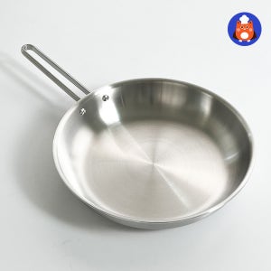 한일 인덕션 스텐팬 통5중 스텐 후라이팬 스플릿 28cm, 실버