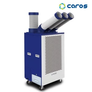 캐로스 이동식에어컨 캠핑 주방 휴대용 업소용 산업용 창고 3구 블루 (CPC-F5800B)