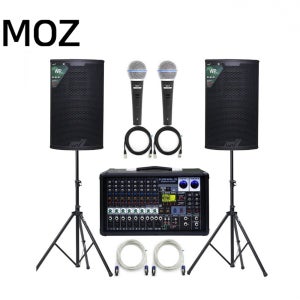 카날스 KANALS 음향패키지 10 100W+100W급 20-50평대 WAVE WP12MK2 카날스 BKM800 MOZ KD5000 SP STAND 케이블포함